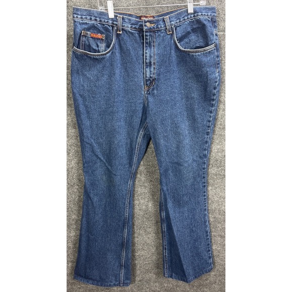Marlboro Classics Jeans Mens Size 40x32 (37x30) Bootcut Denim‎ Blue - Picture 1 of 9